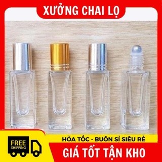 Chai Lọ Chiết Nước Hoa  , Bi Lăn 20ml,10ml,5ml Vuông Đựng Dầu Thơm, Phụ Kiện Du Lịch ,