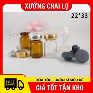 Lọ Chiết Serum , Đựng Tế Bào Gốc, Tinh Chất 5ml,10ml Bộ 3 Nút ,