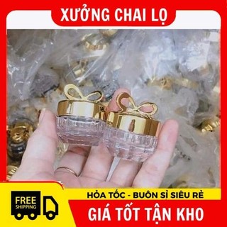 Hũ Hộp Chiết Mỹ Phẩm Nơ 5g Đựng Kem .