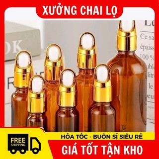 Chai Lọ Chiết Serum , [15ml,20ml] Đựng Tinh Dầu Nút Giỏ Quai Xách Hoa ,Xưởng Chai Lọ
