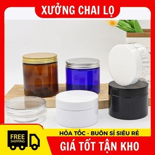 Hủ Hộp Đựng Kem Nhựa Pet Trong 30g,50g,100g,200g, 250g Đựng Mỹ Phẩm, Đồ Khô, Ngũ Cốc ,