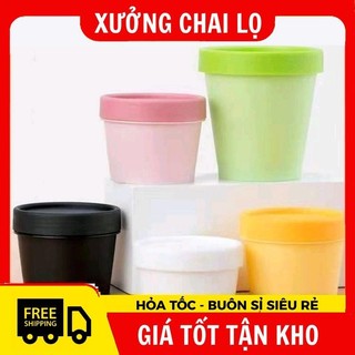 Hủ Hộp Đựng Kem, Hũ Ly Thái 200g Chiết Mỹ Phẩm, Phụ Kiện Du Lịch