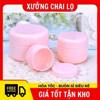 Hủ Hộp Đựng Kem , nhựa trong 100g chiết mỹ phẩm ,