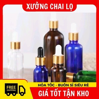 Chai Lọ Chiết Serum , [5ml,10ml,15ml,20ml] Đựng Tinh Dầu Bóp Giọt Chiết Mỹ Phẩm ,
