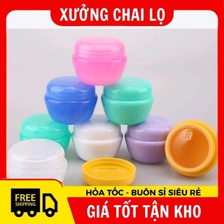 Hủ hộp đựng kem , hũ nấm 10g có nắp lót ,