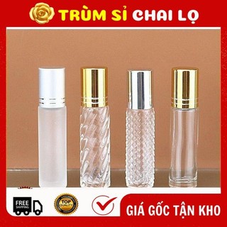 Chai lọ chiết nước hoa ❖ vỏ bi lăn 10ml đựng nước hoa dầu dừa, tinh dầu