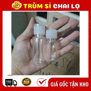 Chai nhựa nắp bật ✵ chai lọ nhựa pet nắp bật chiết gel rửa tay, dầu gội, sữa tắm, mỹ phẩm