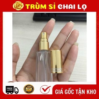 Chai lọ chiết nước hoa 10ml vuông lùn/ chai lọ chiết dầu thơm 10ml đựng dầu thơm