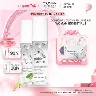 Combo Dầu Dưỡng Ẩm Làm Mềm Vùng Kín Woman Essentials Plaisir de soie 110ml