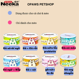 Pate Neeka combo 10 lon pate cho chó mèo - Lon 85g