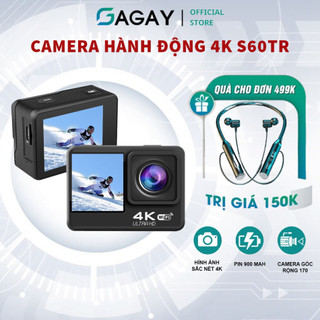 Camera hành động 4K S60TR hình ảnh sắc nét chức năng đa dạng máy ảnh mini cảm biến chất lượng cao 
