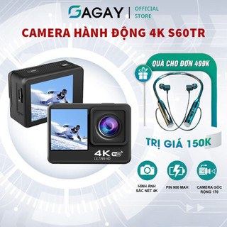 Camera hành động 4K S60TR, hình ảnh sắc nét, chức năng đa dạng, máy ảnh mini cảm biến chất lượng cao