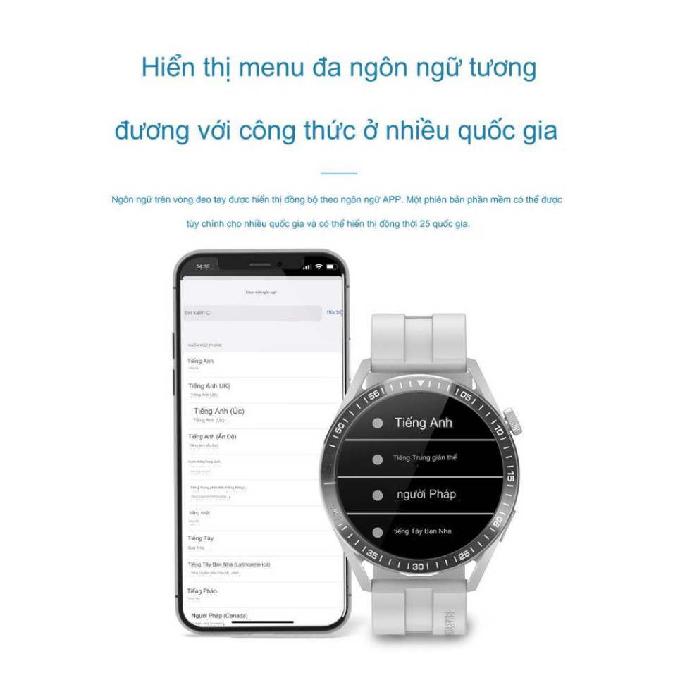 Đồng Hồ Thông Minh WH8 MAX Đồng Hồ Nghe Gọi Bluetooth Theo Dõi Sức Khỏe | BigBuy360 - bigbuy360.vn
