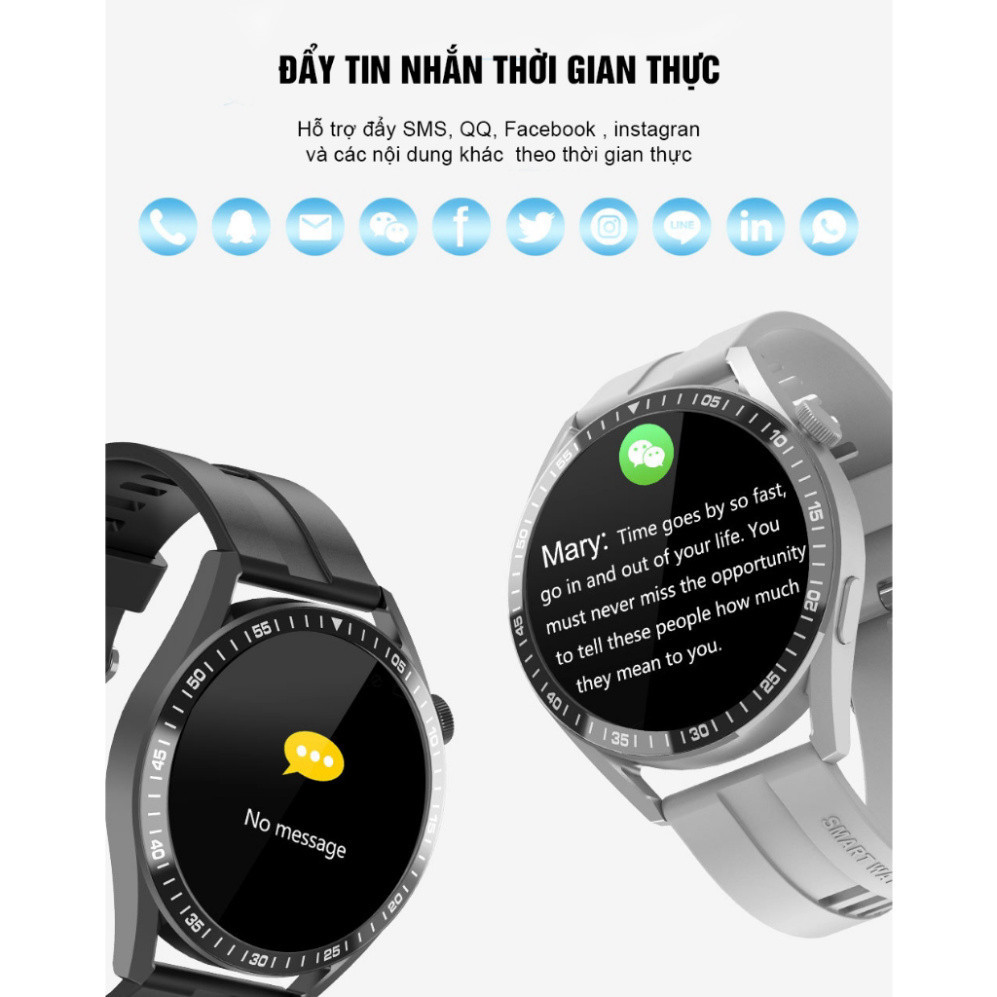 Đồng Hồ Thông Minh WH8 MAX Đồng Hồ Nghe Gọi Bluetooth Theo Dõi Sức Khỏe | BigBuy360 - bigbuy360.vn