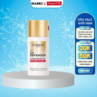 Kem chống nắng x20 thoáng da mỏng nhẹ L'Oreal Paris UV Defender Serum SPF50++50ml