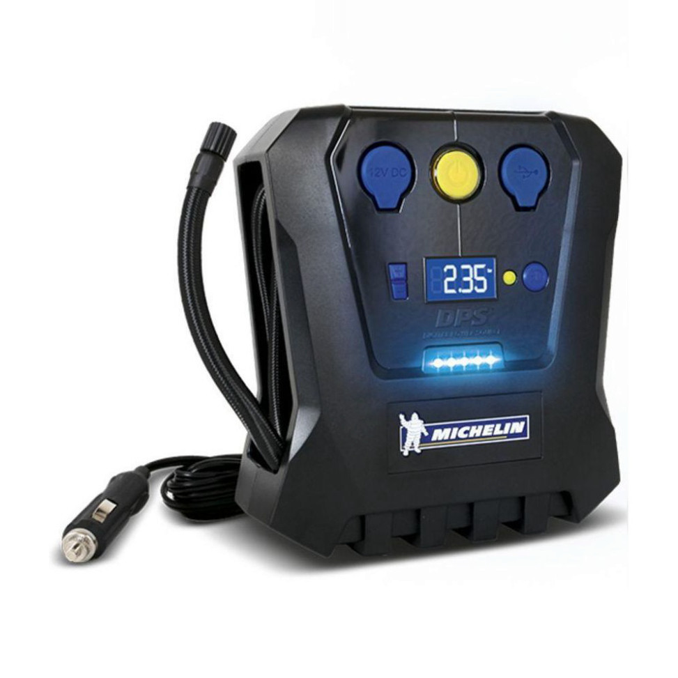 Bơm lốp Michelin 12266 - Bơm lốp tự ngắt 12v kèm đổi nguồn