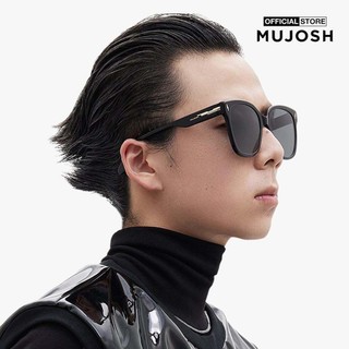 Mujosh - kính mát unisex gọng vuông bo tròn thời trang mj101sj541-bkc1