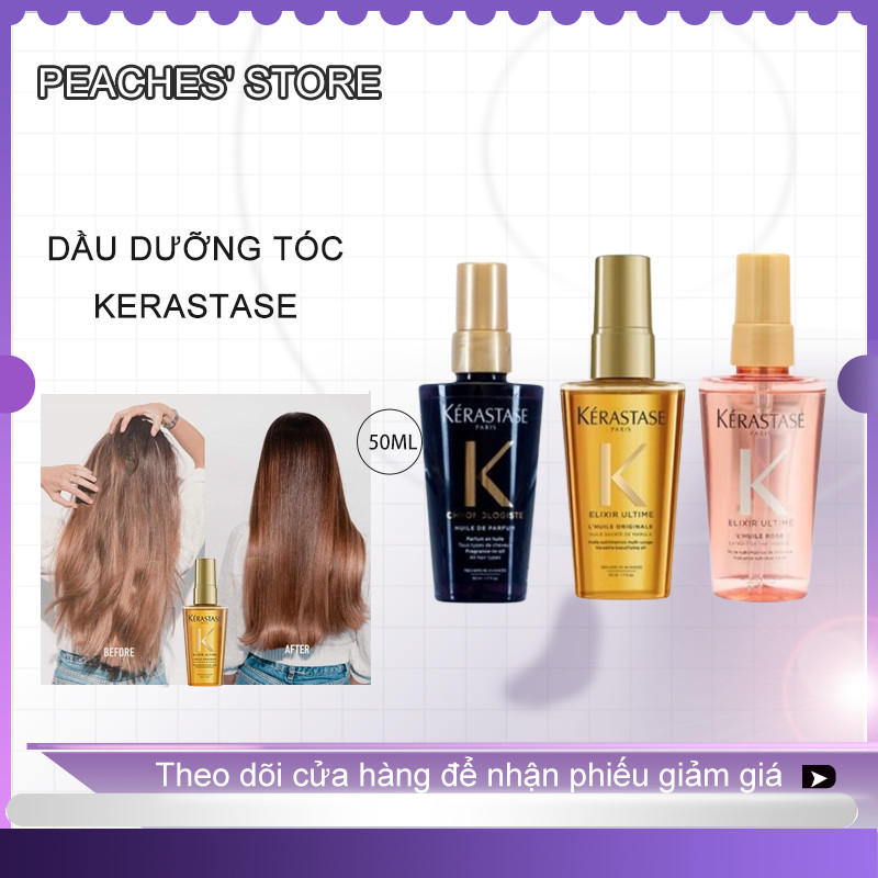 [KO HỘP] Dầu dưỡng tóc Kerastase Elixir 50ml phục hồi, nuôi dưỡng tóc