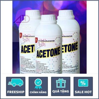 (THC) Acetone | Dung tích: 01 lít | Chất tẩy rửa sơn móng tay, keo siêu dính, tẩy đồ gốm sứ, thủy tinh