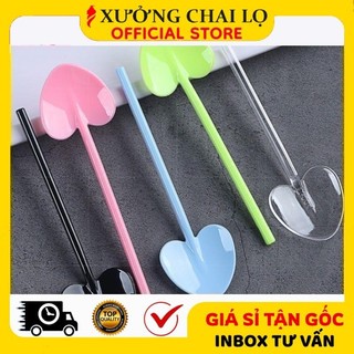 [BUÔN SỈ RẺ] [Combo 100sp] Muỗng Tim , Xẻng Nhựa Dùng Trong Spa