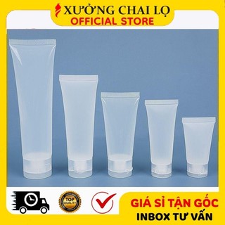 Tuýp Chiết Mỹ Phẩm 5ml, 8ml, 20ml, 30ml, 50ml, 100ml, 150ml, 250ml ❣️BUÔN SỈ RẺ❣️ Vỏ Nhựa (Tube) Đựng Sữa Rửa Mặt
