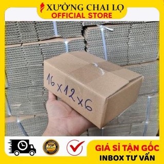 [BUÔN SỈ RẺ] [16x12x6] Thùng Hộp Carton Đóng Gói Hàng