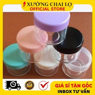 Hũ Hộp Chiết Mỹ Phẩm ❣️BUÔN SỈ RẺ❣️ Hủ Hộp Nhựa Chiết Mỹ Phẩm Tròn 20g,30g,50g Đựng Kem, Bột, Phụ Kiện Du Lịch