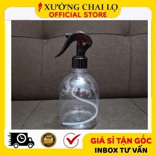 Chai Lọ Xịt Vòi Chuột ❣️BUÔN SỈ RẺ❣️ Chai Lọ Nhựa Pet Xịt Vòi Chuột 500ml Béo Lùn Rỗng Chiết Mỹ Phẩm