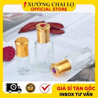 Chai lọ chiết nước hoa bi lăn dubai 3ml, 6ml, 12ml ruby ❣️buôn sỉ rẻ❣️ vỏ đựng dầu thơm, tinh dầu, chiết mỹ phẩm