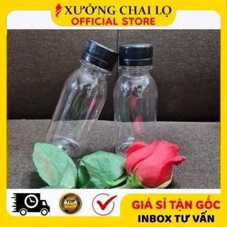[BUÔN SỈ RẺ] Chai Lọ Nhựa Pet 100ml Đựng Sữa Chua, Nước Ép, Mỹ Phẩm, Thực Phẩm