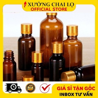 Chai Lọ Chiết Serum ❣️BUÔN SỈ RẺ❣️ Chai Lọ Đựng Tinh Dầu Nắp Vặn Vàng 15ml,20ml,30ml Chiết Serum , Phụ Kiện Du Lịch