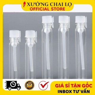 [Combo 100sp] Chai Lọ Chiết Nước Hoa ❤ Ống Chiết Mẫu Thử Nước Hoa 1ml 2ml 3ml Đựng Dầu Thơm , Phụ Kiện Du Lịch