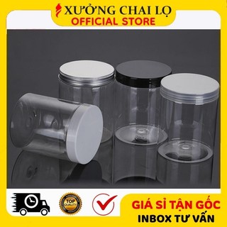Hủ Đựng Kem ❣️BUÔN SỈ RẺ❣️ Hủ Nhựa Pet Trong 50g 100g 200g 250g 500g Đựng Gia Vị, Thực Phẩm, Đồ Khô, Ngũ Cốc
