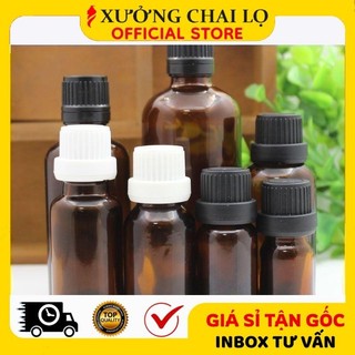 Chai Lọ Chiết Serum 5ml, 10ml, 15ml, 20ml, 30ml, 50ml Nắp Vặn Nhỏ Giọt ❣️BUÔN SỈ RẺ❣️ Vỏ Đựng Tinh Dầu Thủy Tinh