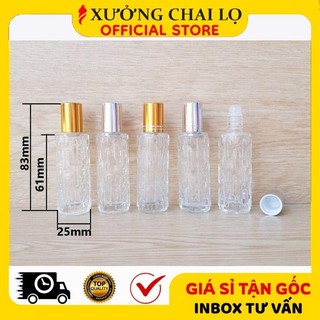 Lọ Chiết Nước Hoa ❣️BUÔN SỈ RẺ❣️ Lọ Chiết Nước Hoa Bi Lăn 10ml Đựng Dầu Thơm, Dầu Dừa, Mỹ Phẩm, Phụ Kiện Du Lịch