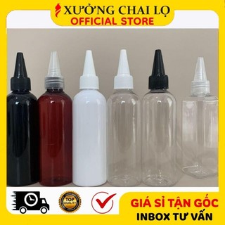 Chai Chiết Mĩ Phẩm ❣️BUÔN SỈ RẺ❣️ Chai Nhựa Pet Nút Nhọn 150ml,200ml,250ml,300ml Chiết Mỹ Phẩm
