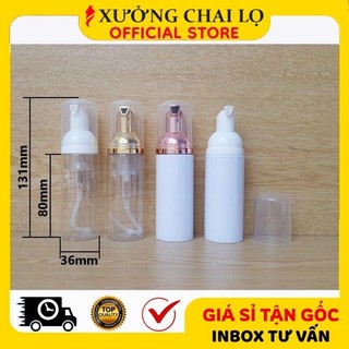 Chai Xịt Tạo Bọt ❣️BUÔN SỈ RẺ❣️ Chai Xịt Giọt Tạo Bọt 30ml,50ml,100ml,150ml,200ml Đựng Sữa Rửa Mặt