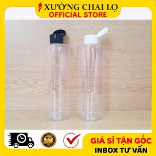 Chai Lọ Nhựa Nắp Bật ❣️BUÔN SỈ RẺ❣️ Chai Lọ Nhựa Pet Nắp Bật 300ml, 500ml Chiết Mỹ Phẩm