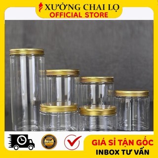 Hủ Đựng Kem ❣️BUÔN SỈ RẺ❣️ Hủ Nhựa Pet 100g,200g,250g,500g Đựng Mỹ Phẩm, Thực Phẩm, Đồ Khô, Ngũ Cốc , Phụ Kiện Du Lịch