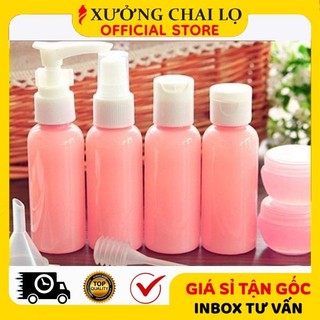 Bộ Chiết Mĩ Phẩm ❣️BUÔN SỈ RẺ❣️ Chai Lọ Nhựa Pet 20ml,30ml, 50ml,100ml Chiết Mĩ Phẩm Du Lịch