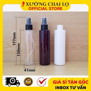 Chai Lọ Xịt Phun Sương ❣️BUÔN SỈ RẺ❣️ Chai Lọ Nhựa Pet Xịt Phun Sương 150ml,200ml,250ml Chiết Mỹ Phẩm
