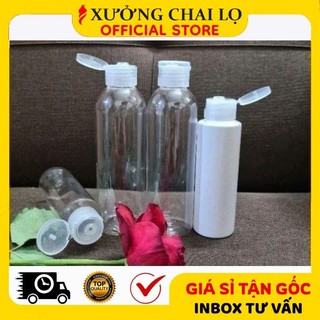 Chai Lọ Nhựa Nắp Bật ❣️BUÔN SỈ RẺ❣️ Chai Lọ Nhựa Pet Nắp Bật 150ml, 200ml, 250ml, 300ml Đựng Dầu Gội, Chiết Mỹ Phẩm