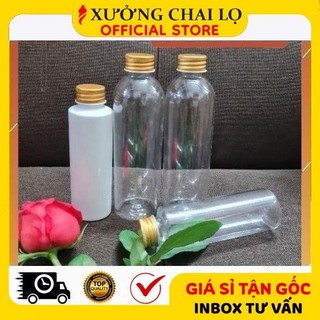 Chai Chiết Mĩ Phẩm ❣️BUÔN SỈ RẺ❣️ Chai Lọ Nhựa Pet Nắp Nhôm 150ml,200ml,250ml,300ml,500ml Chiết Mỹ Phẩm Du Lịch