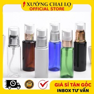 Chai Chiết Mĩ Phẩm ❣️BUÔN SỈ RẺ❣️ Chai Lọ Nhựa Pet Xịt Giọt 20ml,30ml,50ml,100ml Chiết Mỹ Phẩm