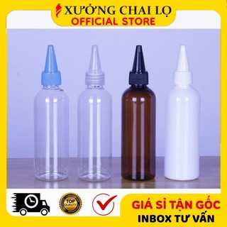 Chai Lọ Nhựa Pet Nút Nhọn ❣️BUÔN SỈ RẺ❣️ [300ml,250ml,200ml,150ml,100ml,50ml,30ml,20ml] Vỏ Chiết Mực, Mỹ Phẩm