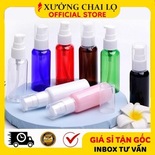 Chai Lọ Chiết Mỹ Phẩm ❣️BUÔN SỈ RẺ❣️ [10ml-250ml] Chai Lọ Nhựa Pet Nắp Xịt Giọt Chiết Mỹ Phẩm Du Lịch