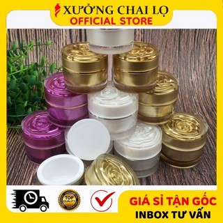 Hũ Hộp Chiết Mỹ Phẩm 5g, 10g, 20g Hoa Hồng ❣️BUÔN SỈ RẺ❣️ Vỏ Đựng Kem Face, Kem Dưỡng, Chiết Mĩ Phẩm Du Lịch