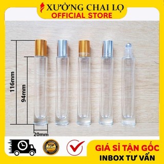 Lọ chiết nước hoa ❣️buôn sỉ rẻ❣️ chai lọ bi lăn chiết nước hoa 5ml,10ml,20ml đựng dầu thơm, phụ kiện du lịch