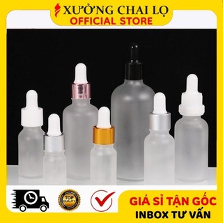[BUÔN SỈ RẺ] Lọ Chiết Serum [5ml - 100ml] Thủy Tinh Phun Mờ ❣️BUÔN SỈ RẺ❣️ Vỏ Đựng Tinh Dầu Cao Cấp Nắp Bóp Nhỏ Giọt