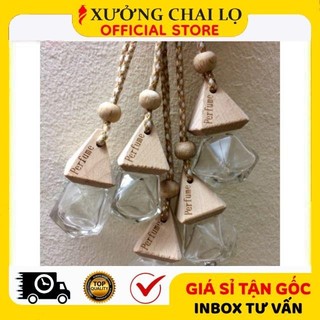 [BUÔN SỈ RẺ] Vỏ Chai Lọ Đựng Tinh Dầu Treo Xe 8ml-10ml Lục Giác/Hình Vuông Chiết Nước Hoa , Phụ Kiện Du Lịch
